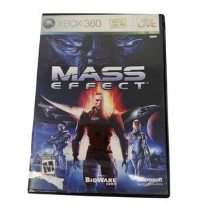 Mass Effect Xbox 360 Game BioWare Microsoft Sci-Fi RPG Not Tested No Manual